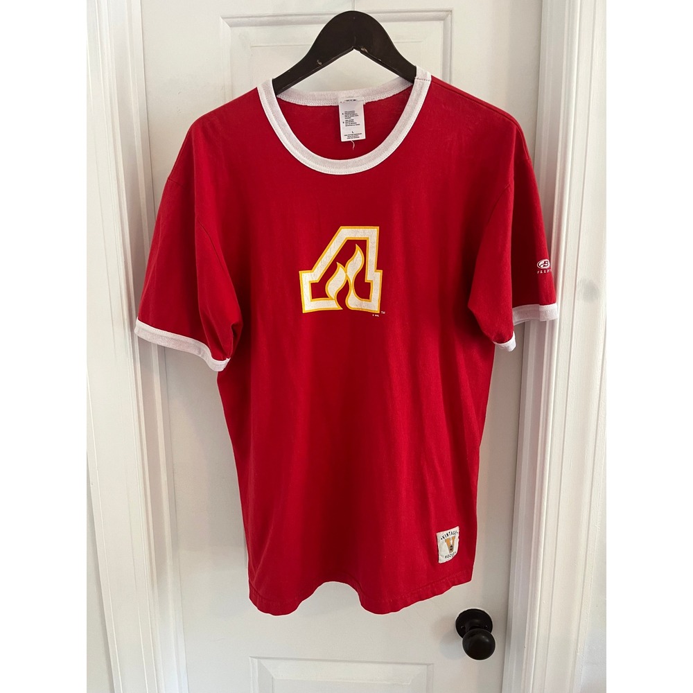 Atlanta‎ Flames Vintage Hockey NHL Ringer T-Shirt